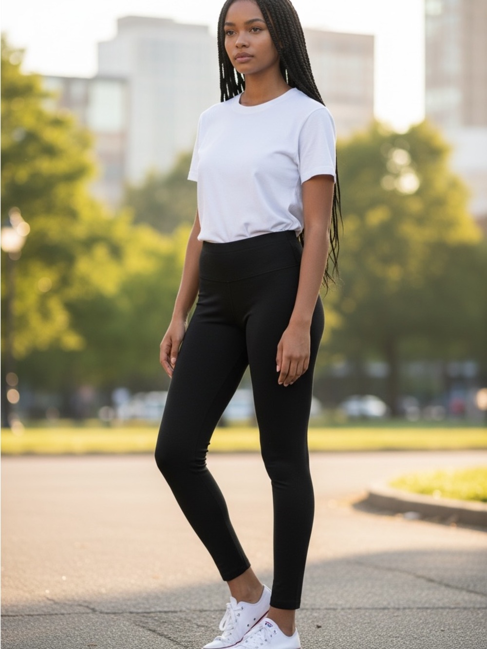 Michael Kors Black High-Waist Leggings